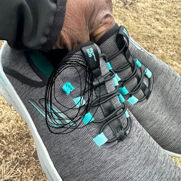 Skechers Women's Go Walk Flex Lucy Memory Foam Slip On Athletic Shoes Sz 8 Grey - Picture 9 of 11